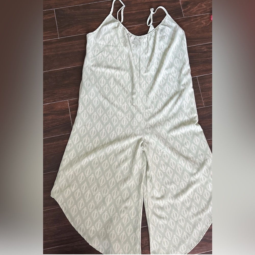Sage Green Wide Leg Jumpsuit NWT size M